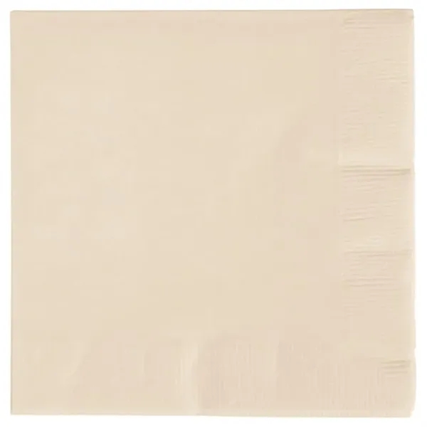 Ivory color option for 3ply Premium Beverage Napkins