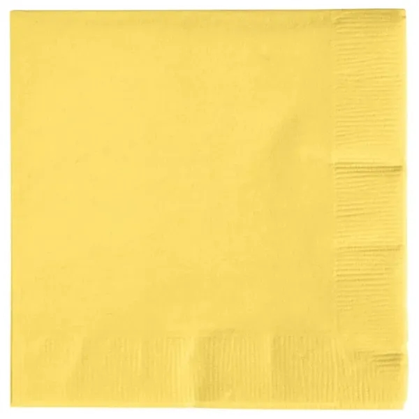 Mimosa color option for 3ply Premium Beverage Napkins