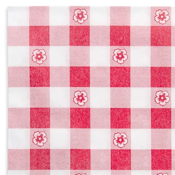Red Gingham color option for 3ply Premium Beverage Napkins
