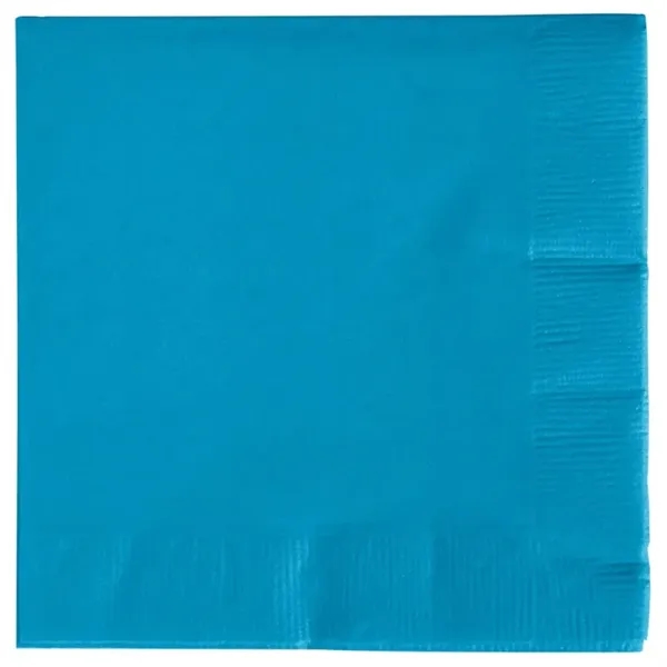 Turquoise color option for 3ply Premium Beverage Napkins