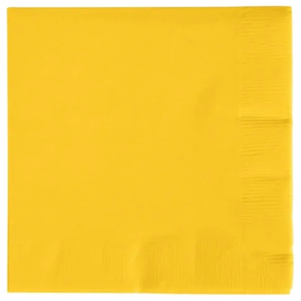 Yellow color option for 3ply Premium Beverage Napkins