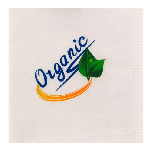 Main photo of Digital 1 Ply White Beverage Napkin