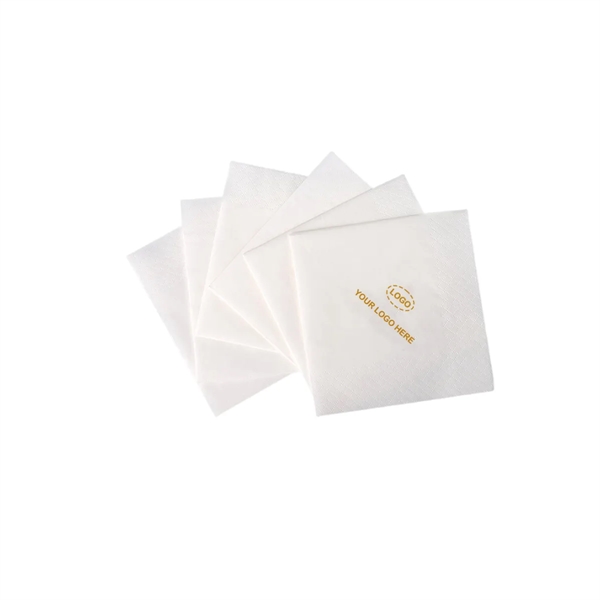 White color option for Customized Napkins Restaurant Hotel Celebration