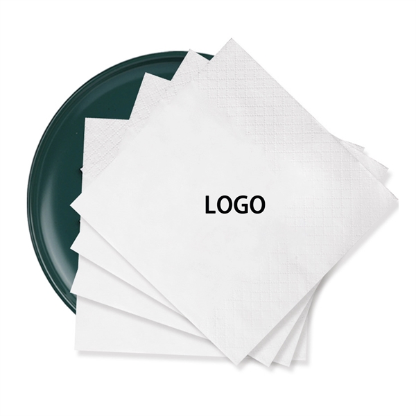 White color option for 2 Ply White Dinner Napkins