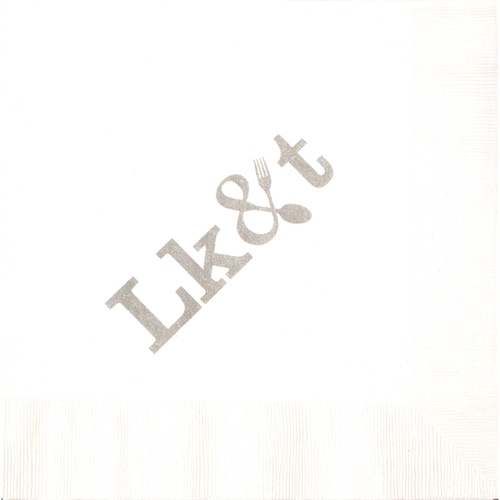 Main photo of 3 Ply White Dinner Napkin   1/4 Fold