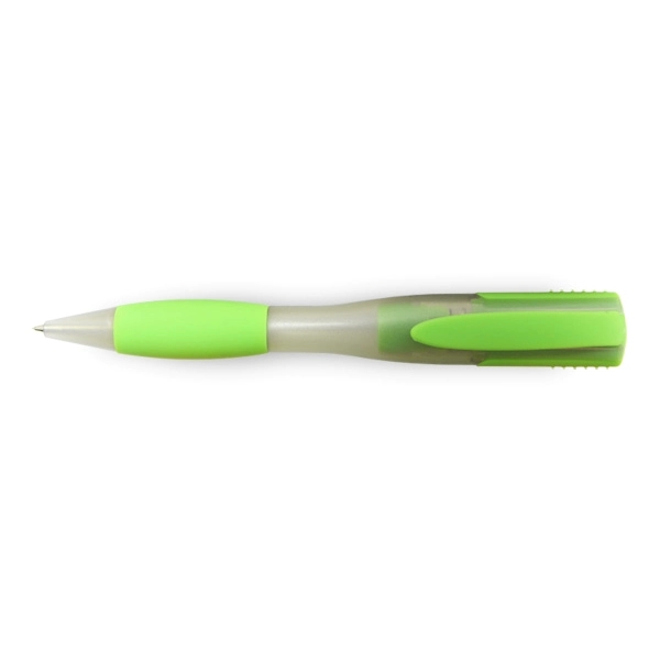 Bright Green color option for Geneva Soft Grip Usb Pen   Simports