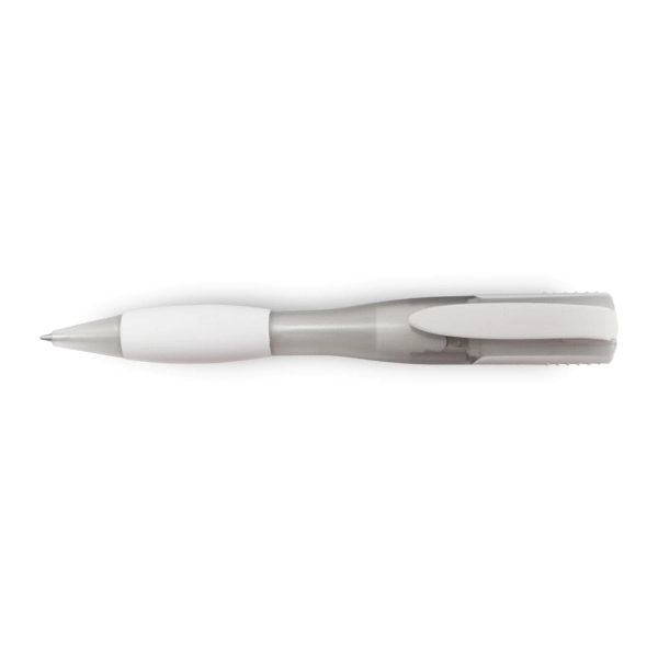 Dark White color option for Geneva Soft Grip Usb Pen   Simports