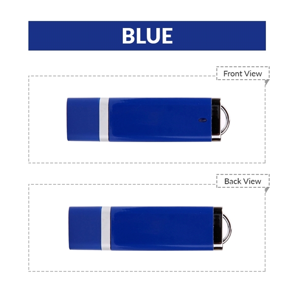 Blue 286 C color option for Classic Stick Usb Flash Drive
