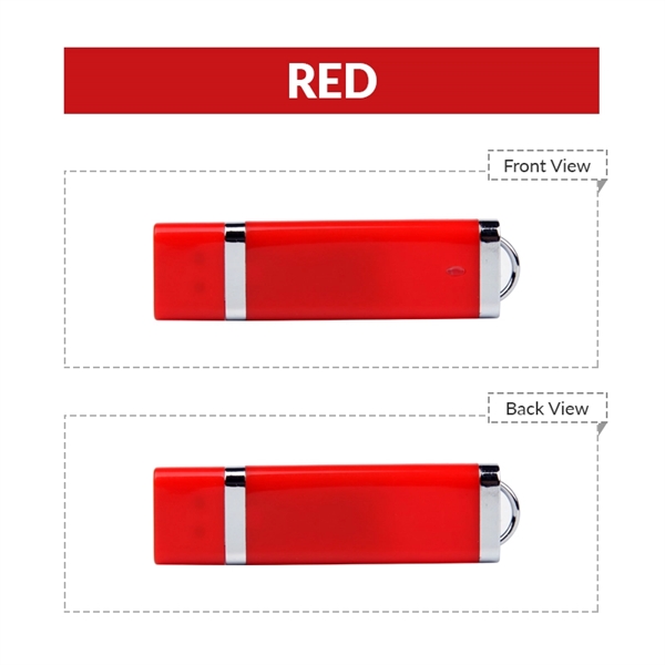 Red 485 C color option for Classic Stick Usb Flash Drive
