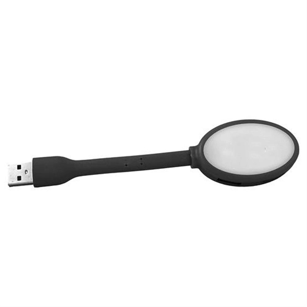 Black color option for Lightweight Led Light 4 Port Usb Hub