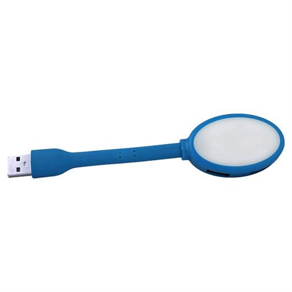 Blue color option for Lightweight Led Light 4 Port Usb Hub