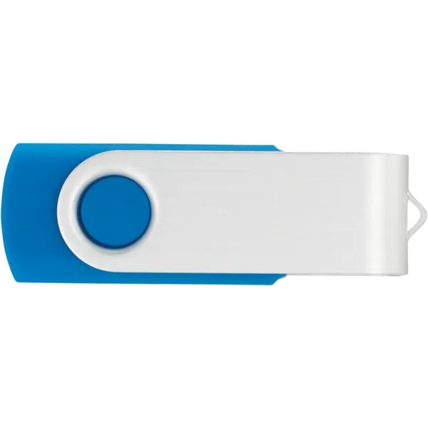 Aqua (Aq) color option for Rotate Flash Drive 4 Gb