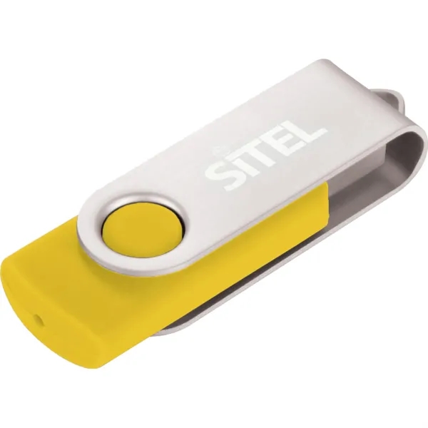Yellow (Yw) color option for Rotate Flash Drive 4 Gb