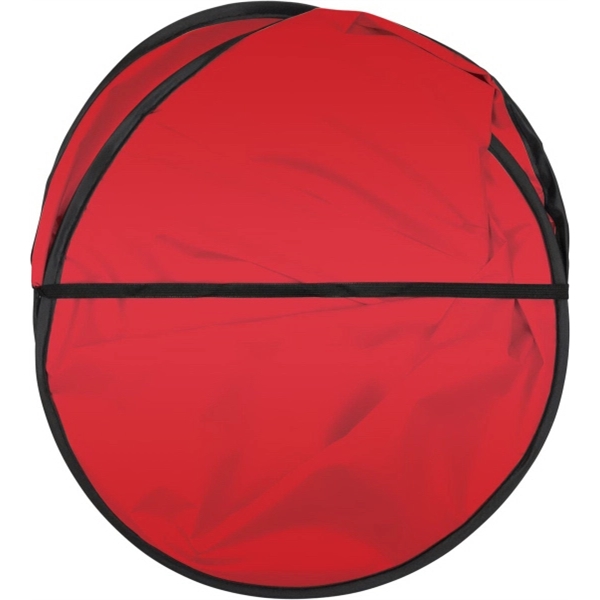 Red color option for Prest O Shade® Tx One Piece Dual Panels Taller Wider