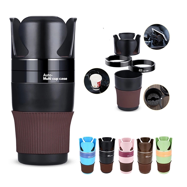 Black color option for 5 In 1 Multifunctional Car Cup Holder Insert