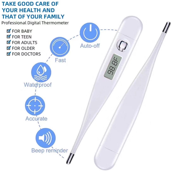 White color option for Basic Digital Thermometer