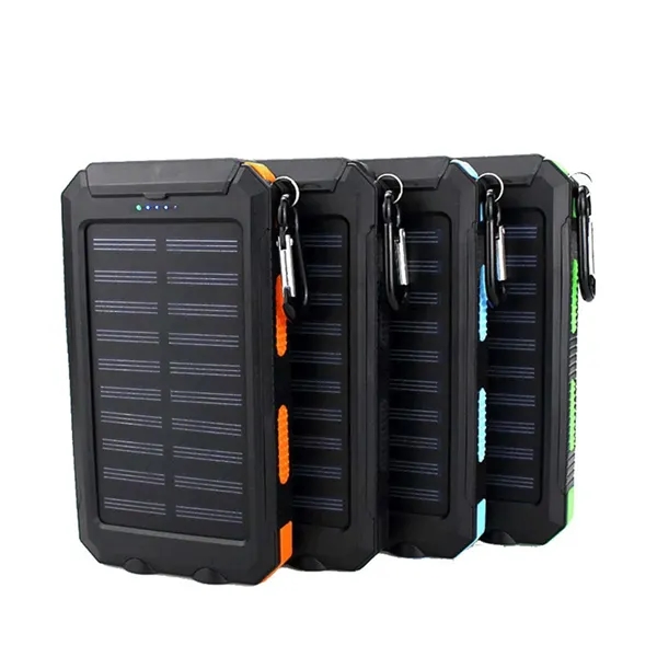 Black color option for 20000m Ah Solar Power Bank 