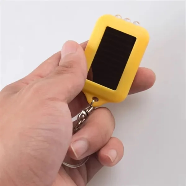 Black color option for Solar Flashlight Keychain