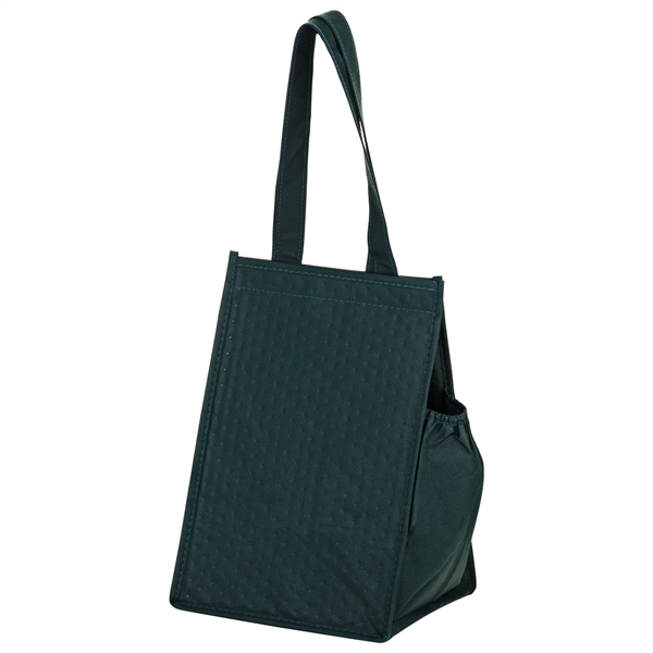 Hunter Green color option for Insulated Lunch Tote   Screen Print