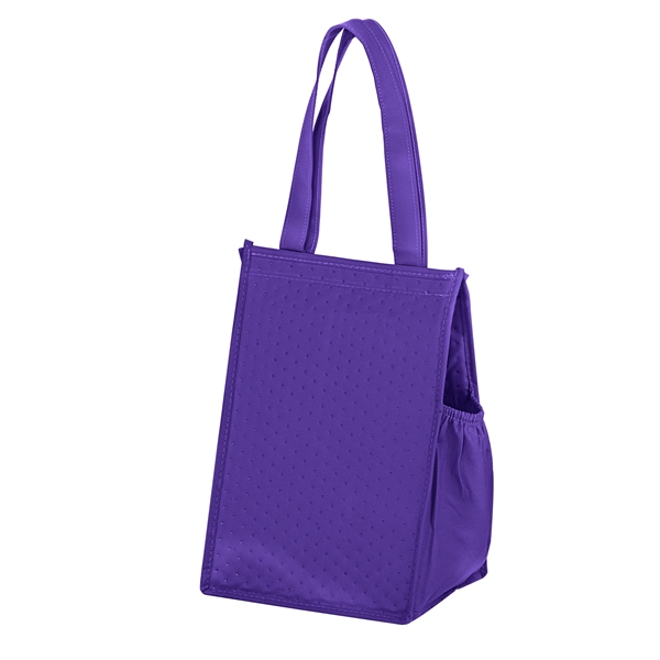 Purple color option for Insulated Lunch Tote   Screen Print