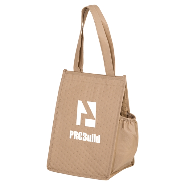 Tan color option for Insulated Lunch Tote   Screen Print