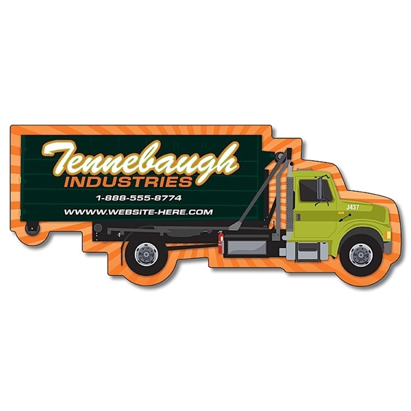 Multi Color color option for Magnet   Trash / Recycle Truck Shape (5x2.0625)   20 Mil.