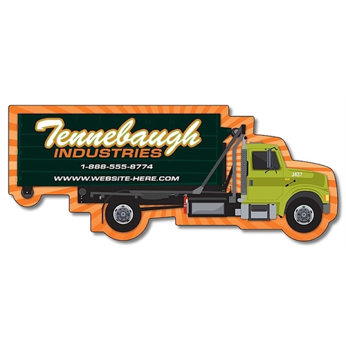 Main photo of Magnet   Trash / Recycle Truck Shape (5x2.0625)   20 Mil.