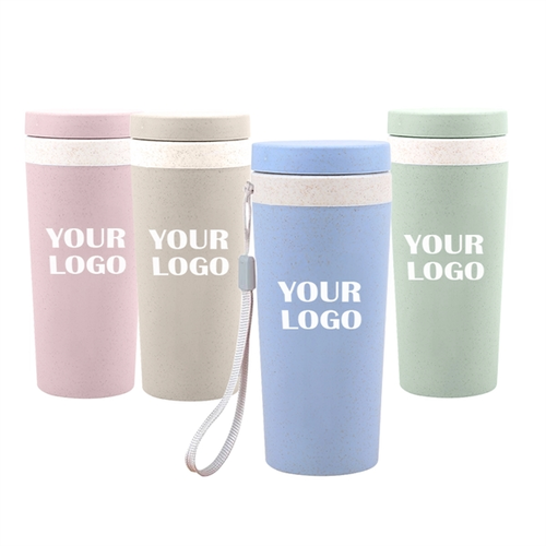 Photo of Hot Sale 12oz Eco Wheat Straw Cup W/ Custom Logo