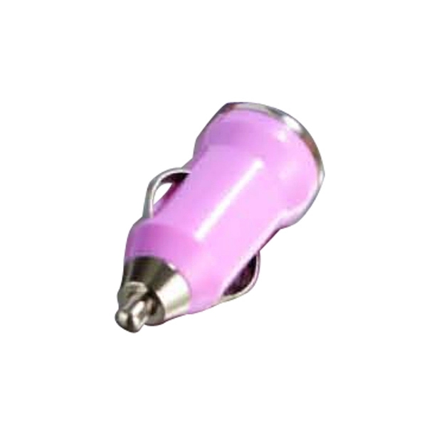 Pink color option for Usb Car Adaptor