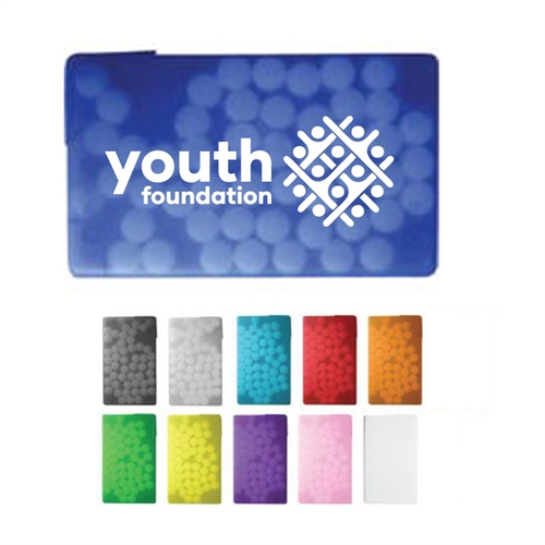 Photo of Rectangle Shaped Card Encased Sugar Free Mints