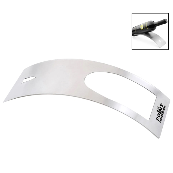 Silver color option for Stainless Steel Arched Wine Rack