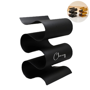 Photo of Metal S Shaped Wine Rack