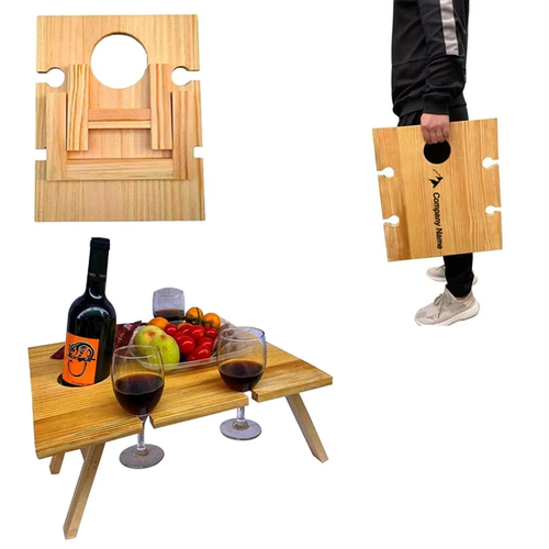 Photo of Folding Wine Table Rack