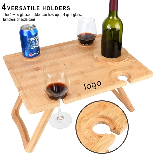 White color option for Portable Wine Picnic Table