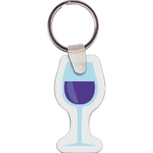 Photo of Wine Glass Key Tag
