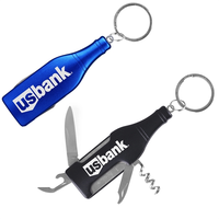6 In 1 Multi Function Bottle Opener With Key Ring