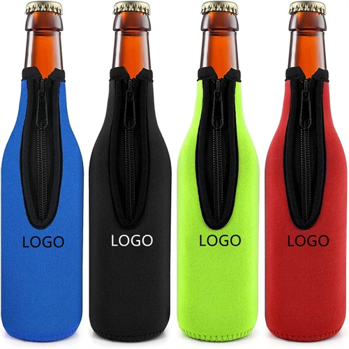 Main photo of 12oz Neoprene Wine Bottle Sleeve Waterproof Cooler Bag