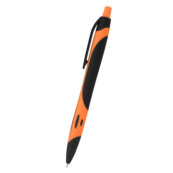 Black/Orange color option for Sleek Write Two Tone Rubberized Pen