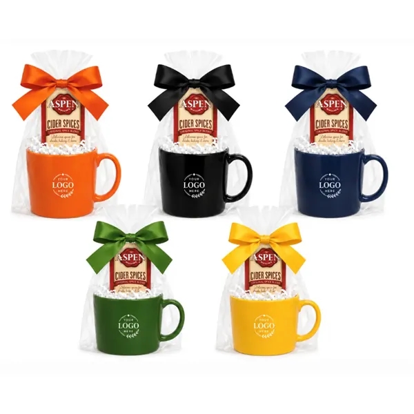 Black color option for Holiday Apple Cider Drink Gift Mug