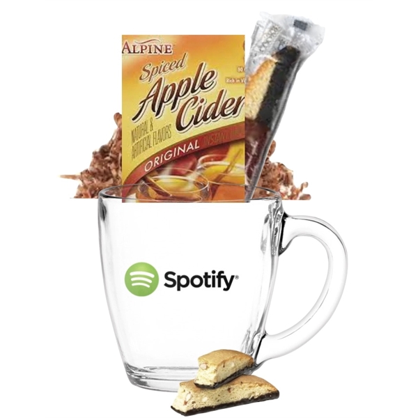 White color option for Fall Apple Cider & Biscotti Gift Mug