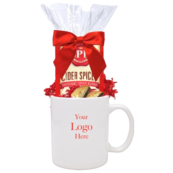 White color option for Fall Cider & Cookie Gift Mug