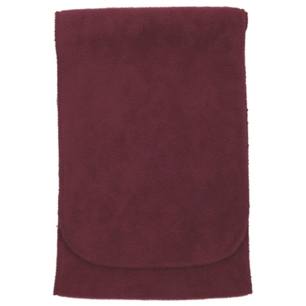 Burgundy color option for Fleece Scarf