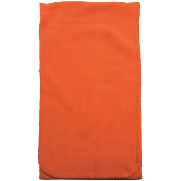 Orange color option for Fleece Scarf