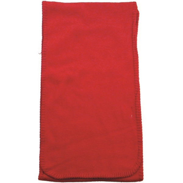Red color option for Fleece Scarf