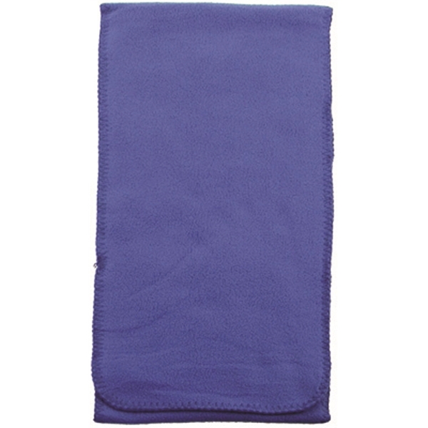 Royal color option for Fleece Scarf