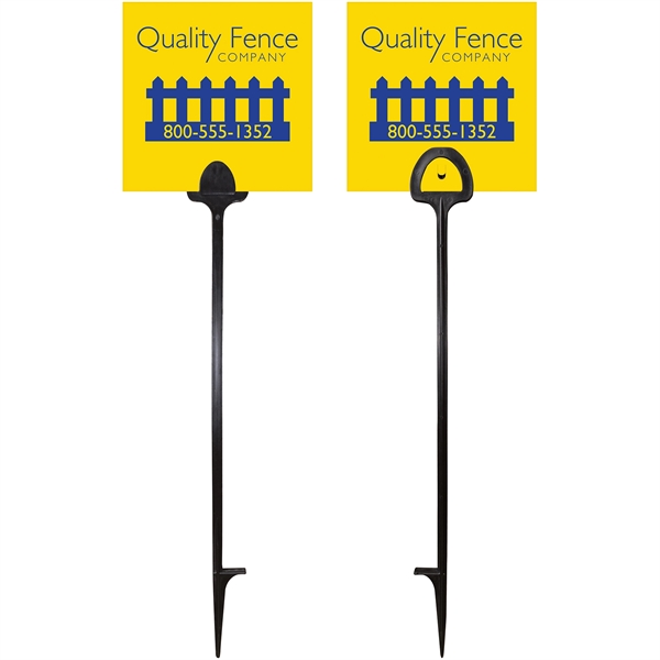 Yellow color option for Value Marking Signs   Two Color, Front & Back