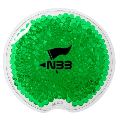 Green color option for Small Round Gel Beads Hot/Cold Pack