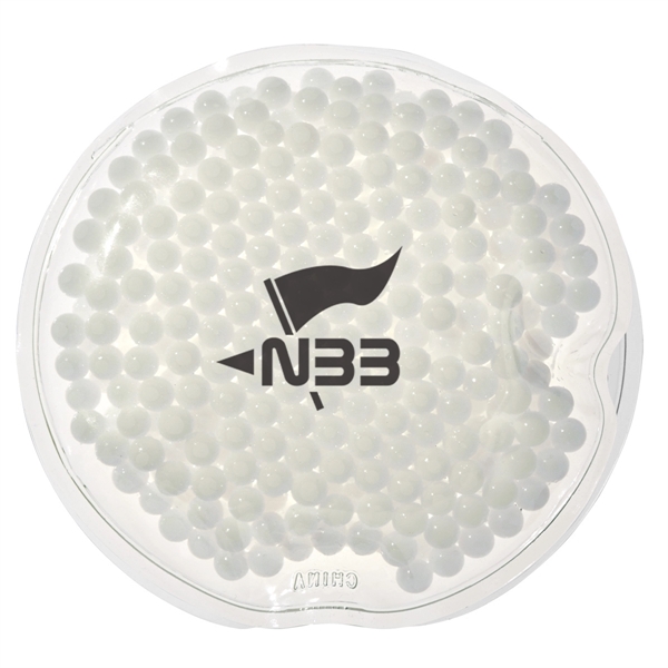 WHITE color option for Small Round Gel Beads Hot/Cold Pack
