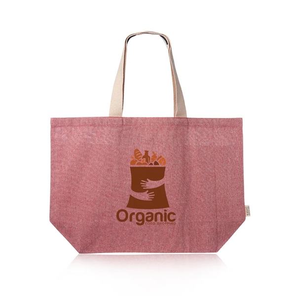 Red color option for Jumbo Ecofriendly Canvas Tote Bag