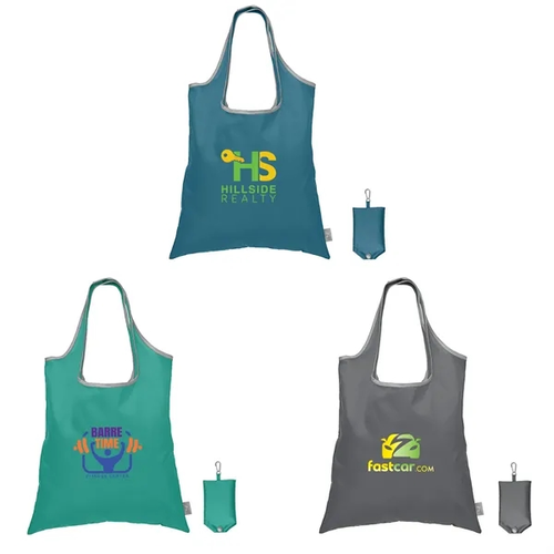 Main photo of Santorini Rpet   Recycled Foldaway Shopping Tote Bag 